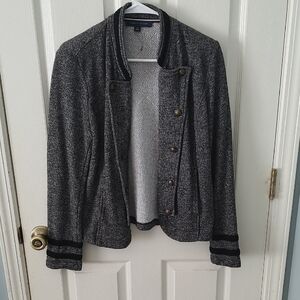 Tommy Hilfiger Charcoal and Black Blazer